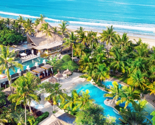 bali mandira aerial view