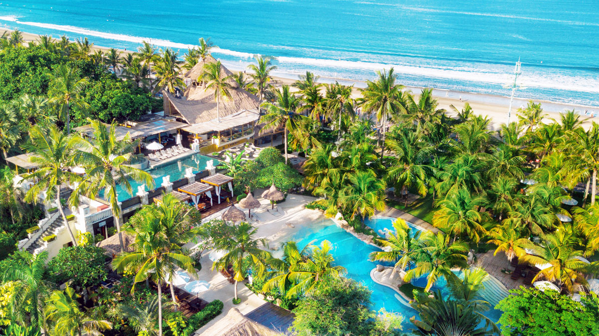 bali mandira aerial view