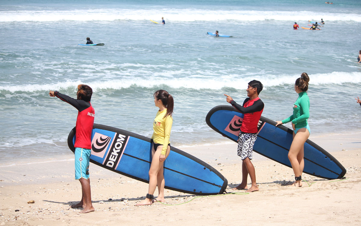 Bali Surf Lessons Beginner Surf Lesson Price Bali Mandira Resort