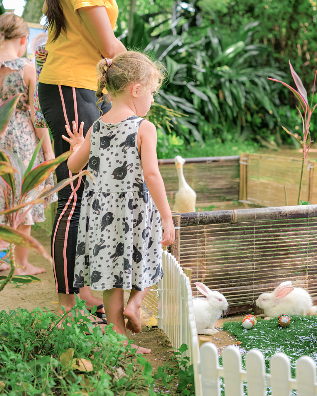 Mini Zoo on Easter Family Fun Day at Azul Bali